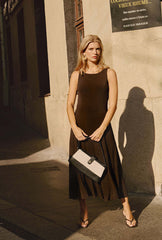 Gwynne Knit Dress - Warm Walnut