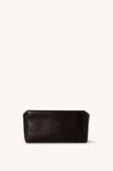 Squared Compact Clutch Bag in Leather