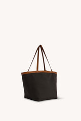 Park Tote Three Canvas Bag in Cotton and Leather