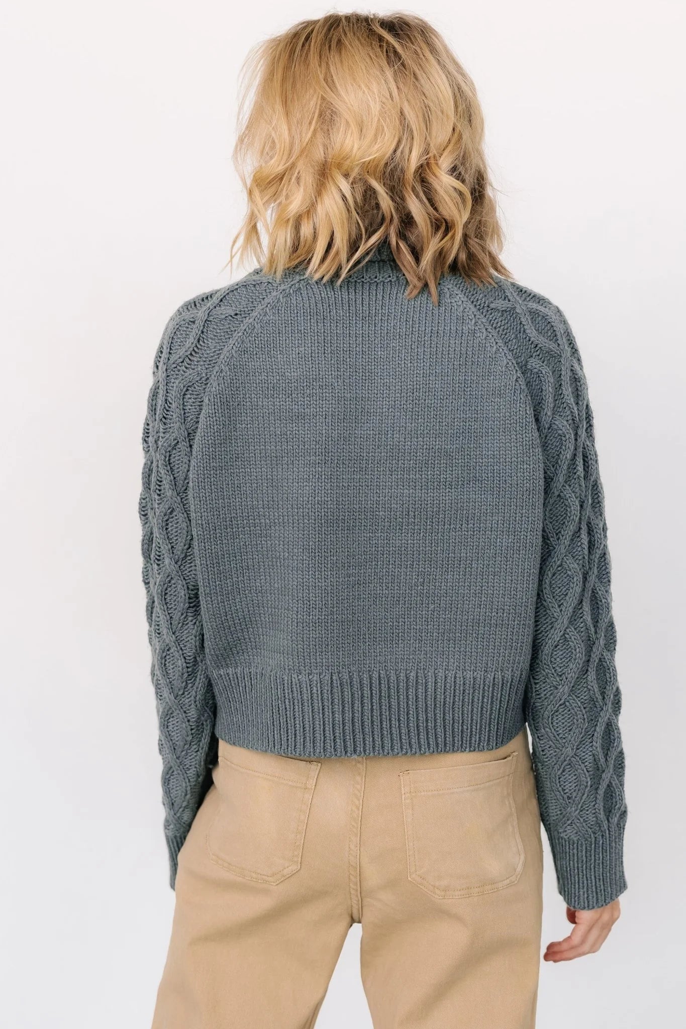 Vonn Turtleneck Sweater | Winter Green