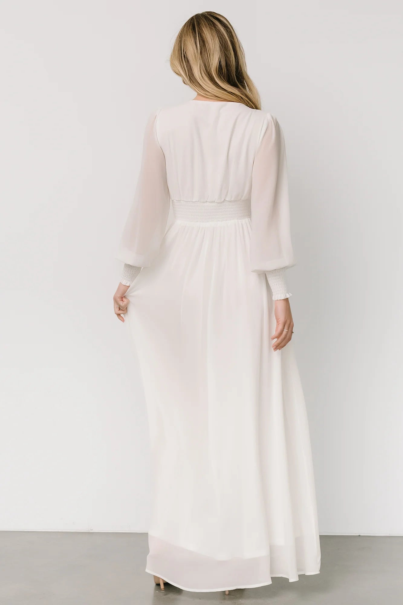 Olivia Maxi Dress | White