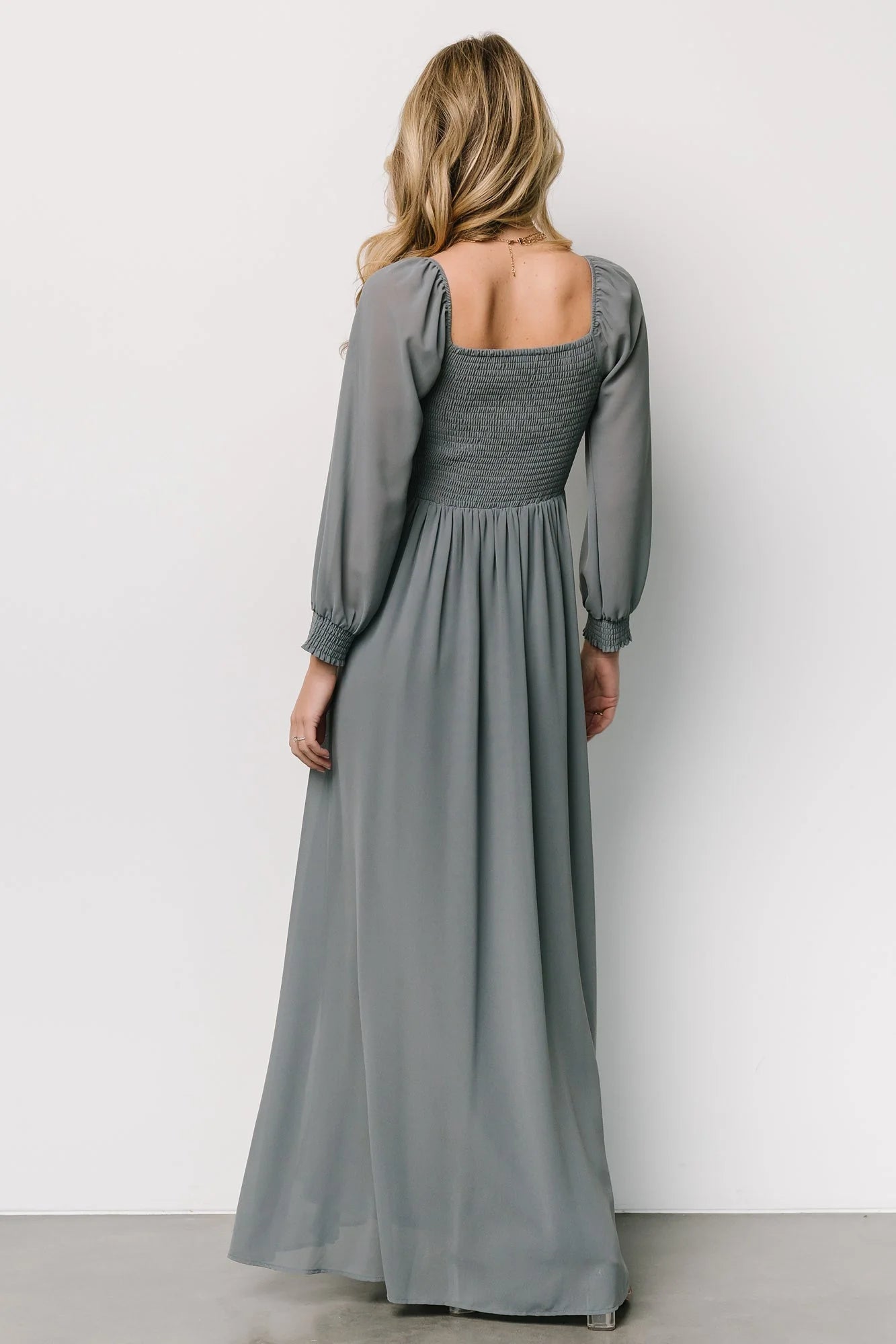 Giselle Maxi Dress | Dusty Blue
