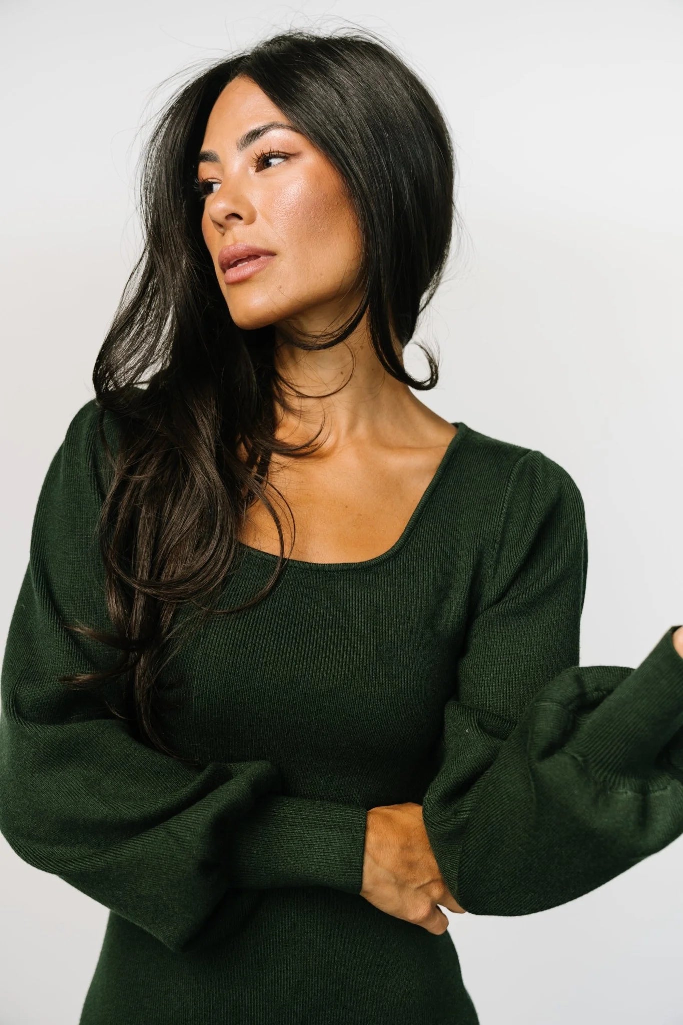 Kori Sweater Dress | Emerald