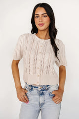 Darby Sweater Top | Cream