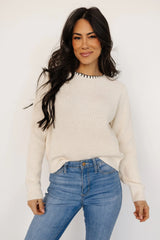 Alyssa Knit Sweater | Cream