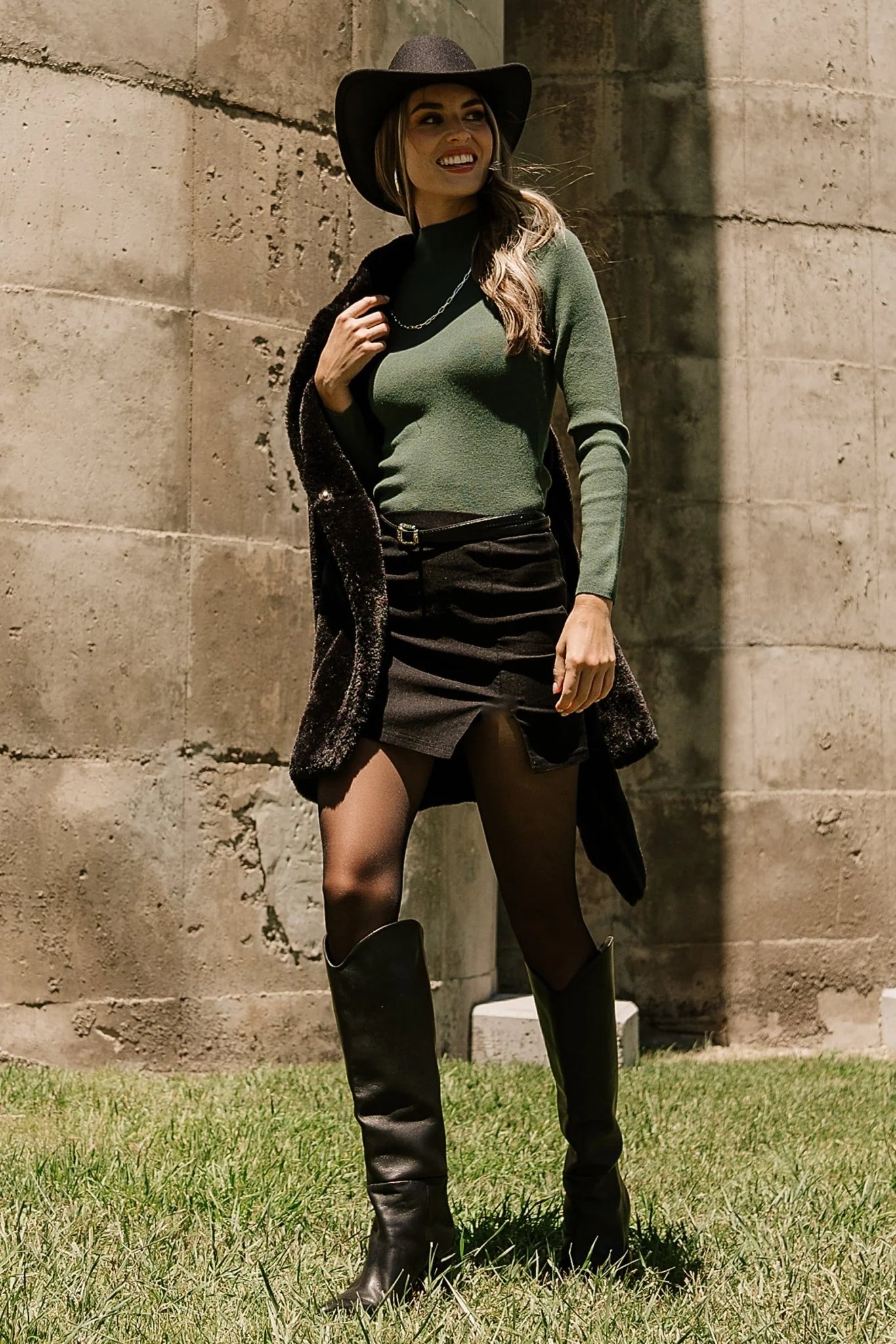 Frances Knit Top | Green