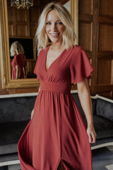 Ramona Maxi Dress | Terracotta