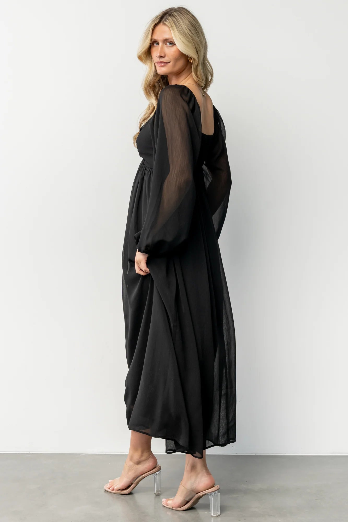 Dione Midi Dress | Black