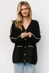 Tally Knit Cardigan | Dark Chocolate