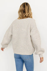 Brynna Bubble Sleeve Sweater | Multi