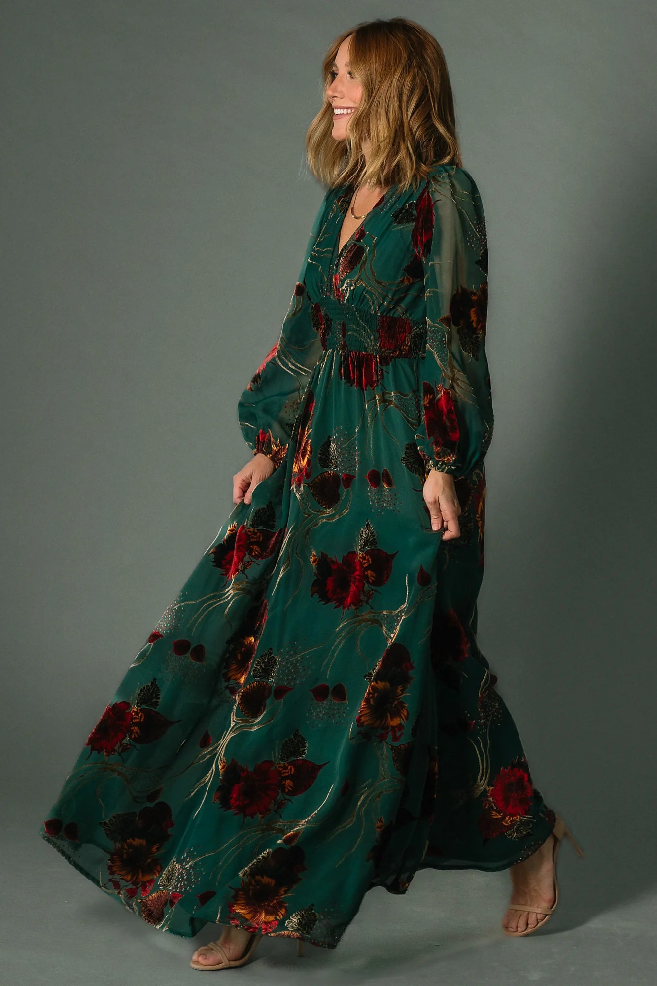 Mikla Maxi Dress | Jade Multi