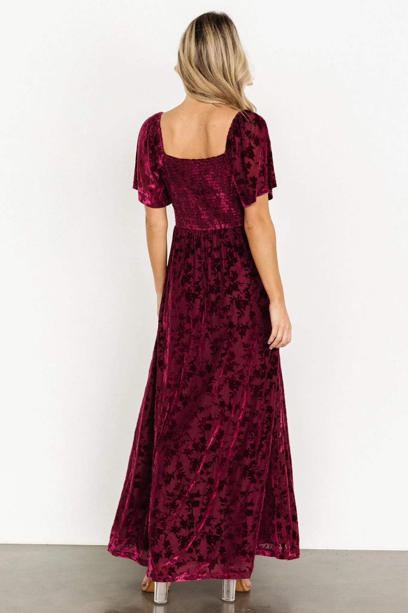 Everley Velvet Maxi Dress | Mulberry