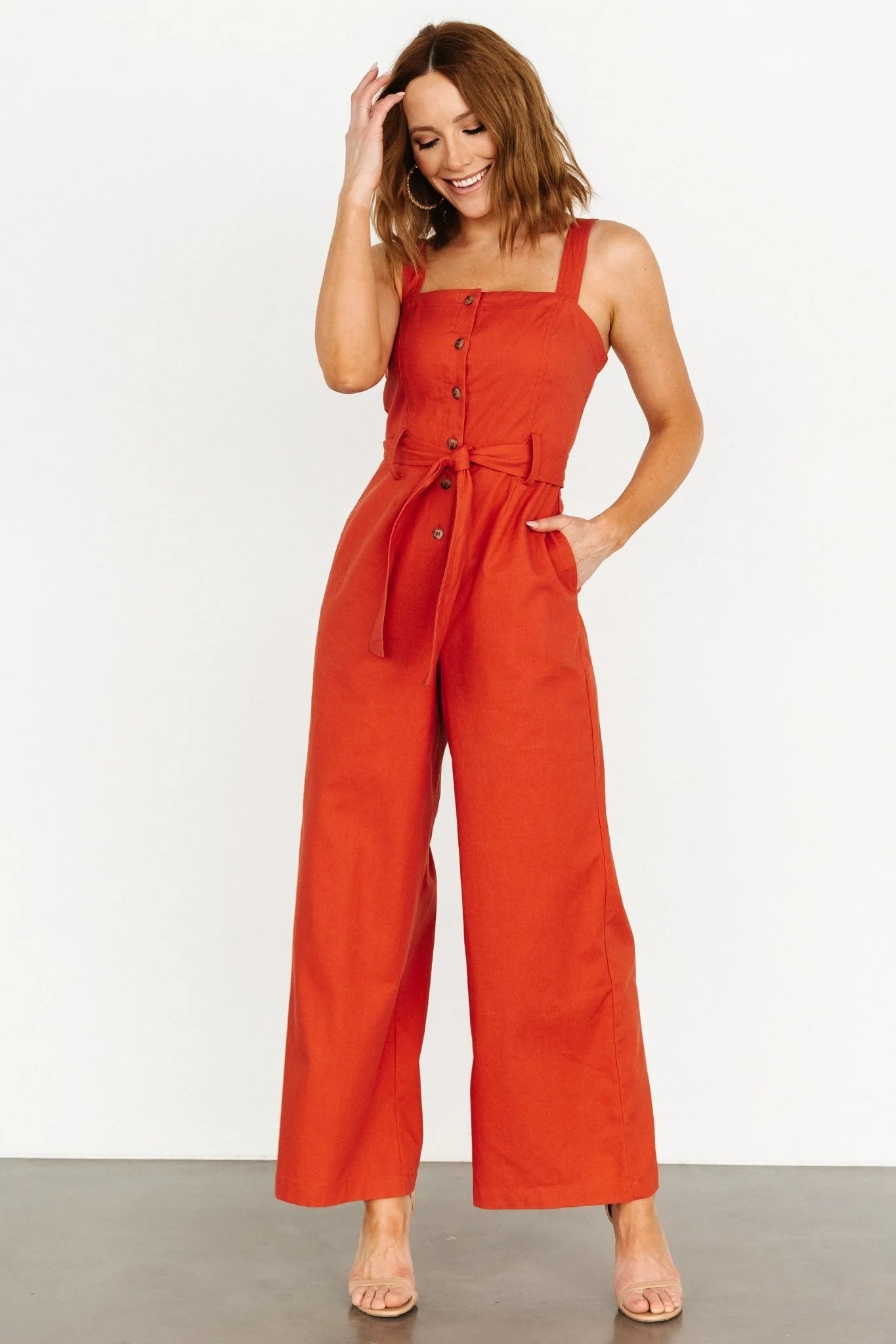 Hartford Jumpsuit | Rust