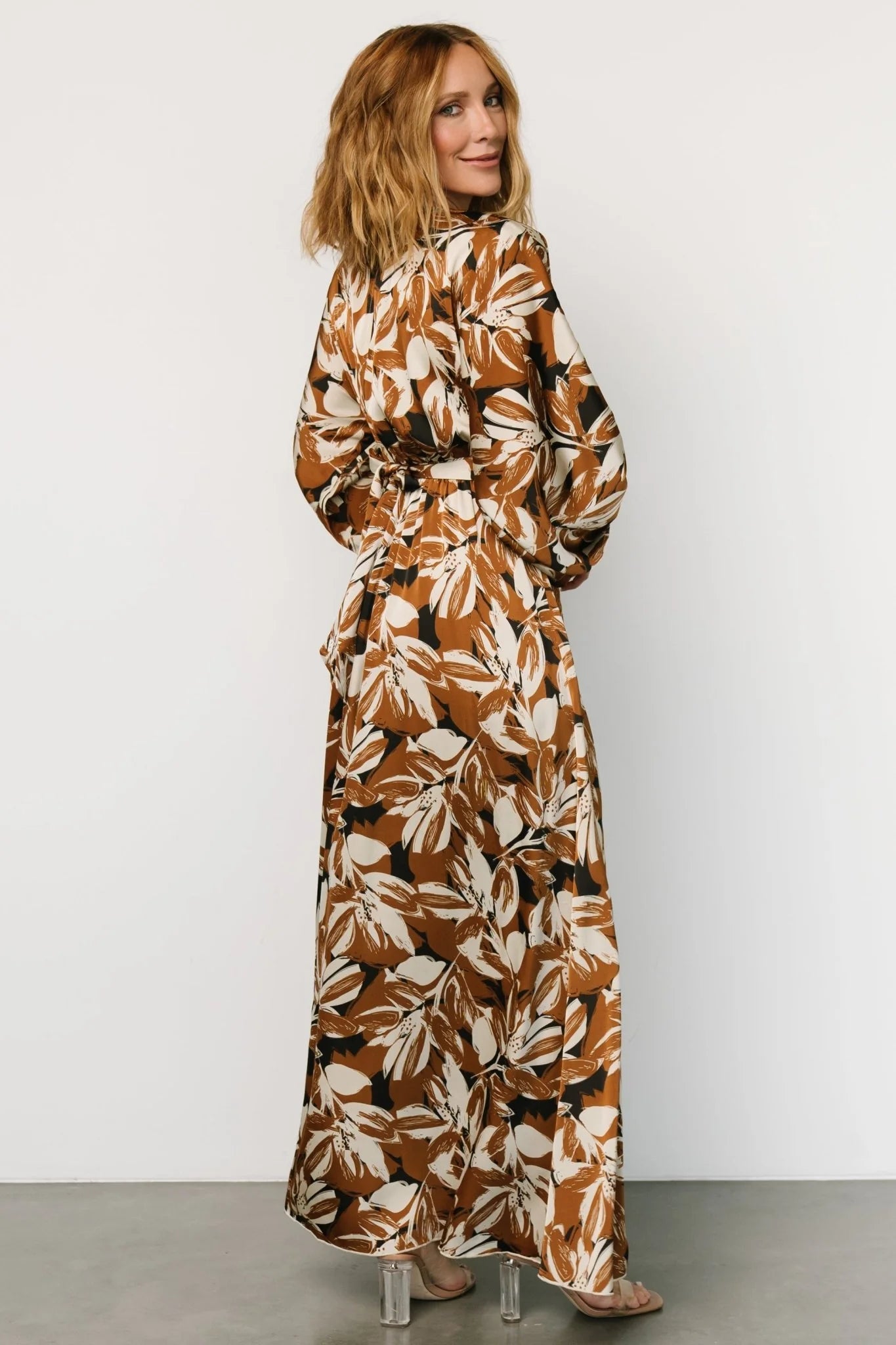 Yolanthe Maxi Dress | Copper Multi