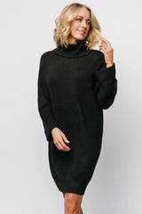 Amy Sweater Dress | Black