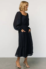 Joelle Midi Dress | Navy