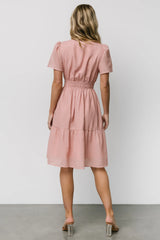 Dita Short Dress | Blush
