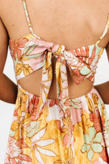 Hilo Back Tie Maxi Dress | Multi