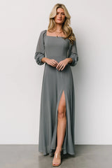 Giselle Maxi Dress | Dusty Blue