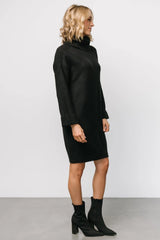 Amy Sweater Dress | Black