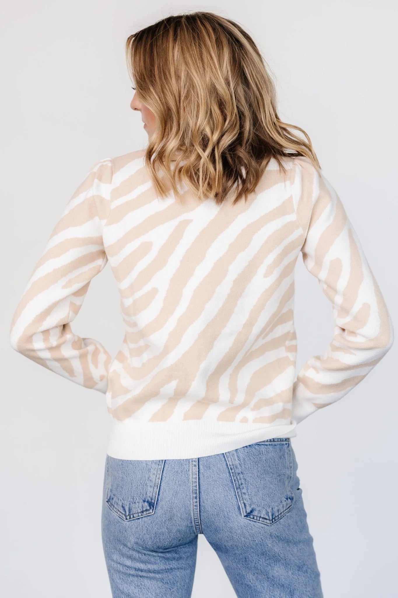 Carter Sweater | Oatmeal Print