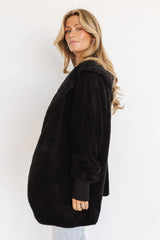 Melrose Teddy Jacket | Black