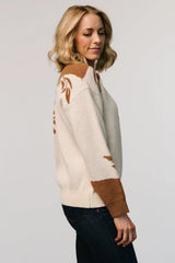 Teresa Sweater | Cream + Camel