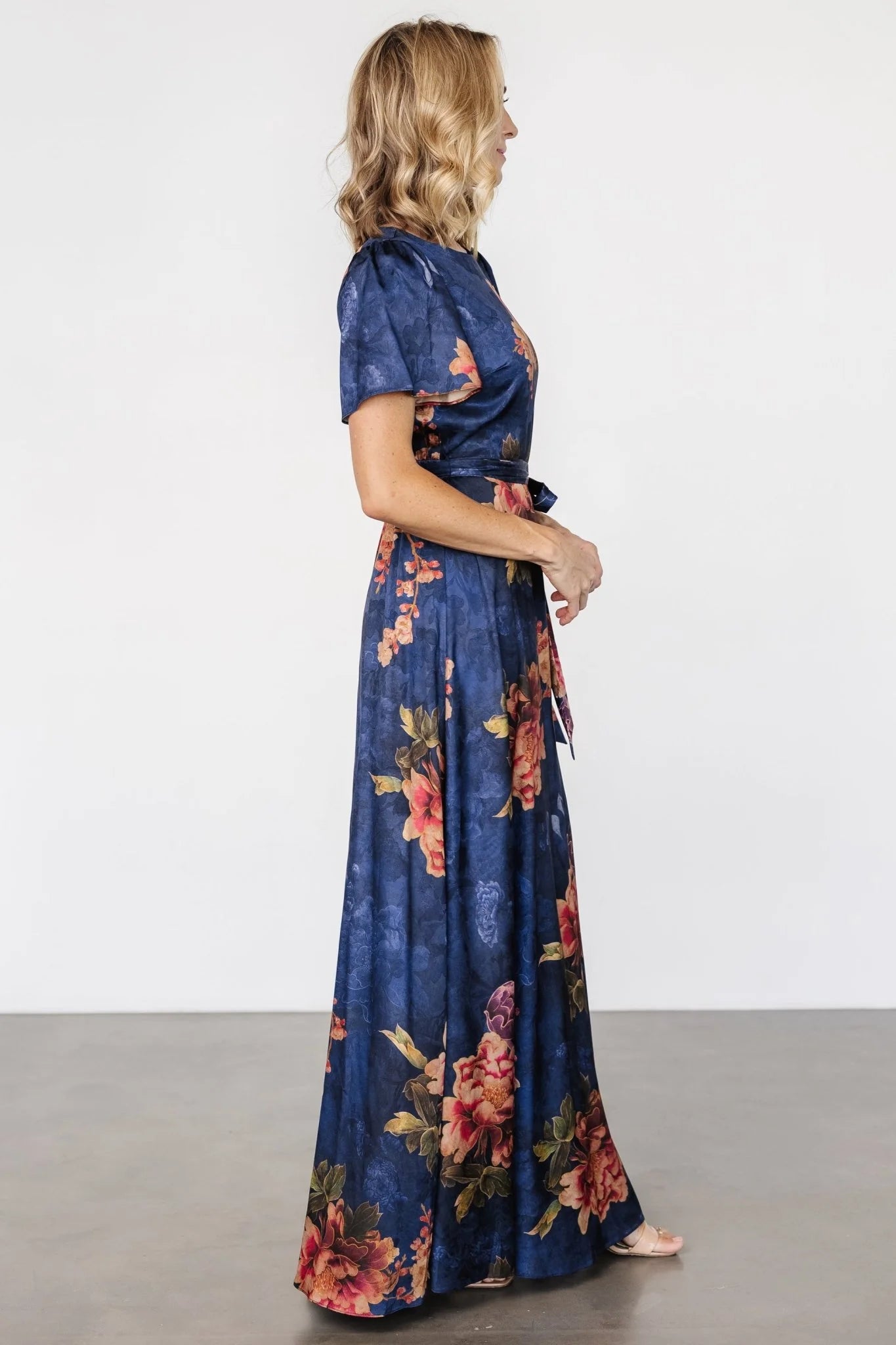 Colina Maxi Dress | Navy Floral