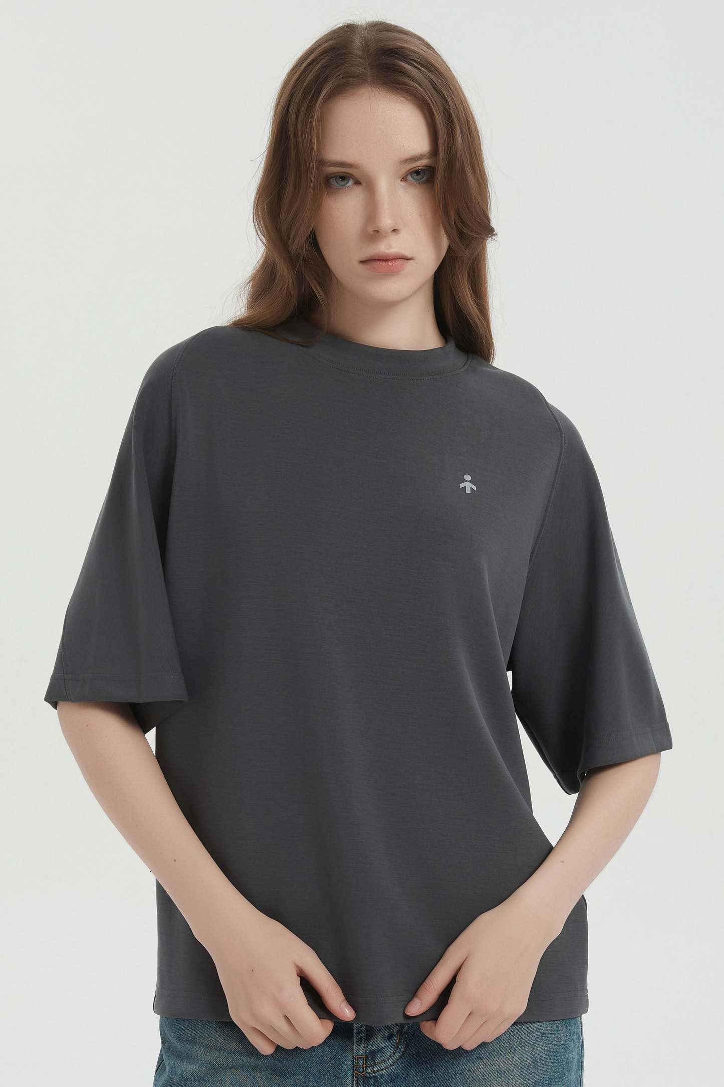 Casual Crew Neck T-Shirt Tops Basic Workout