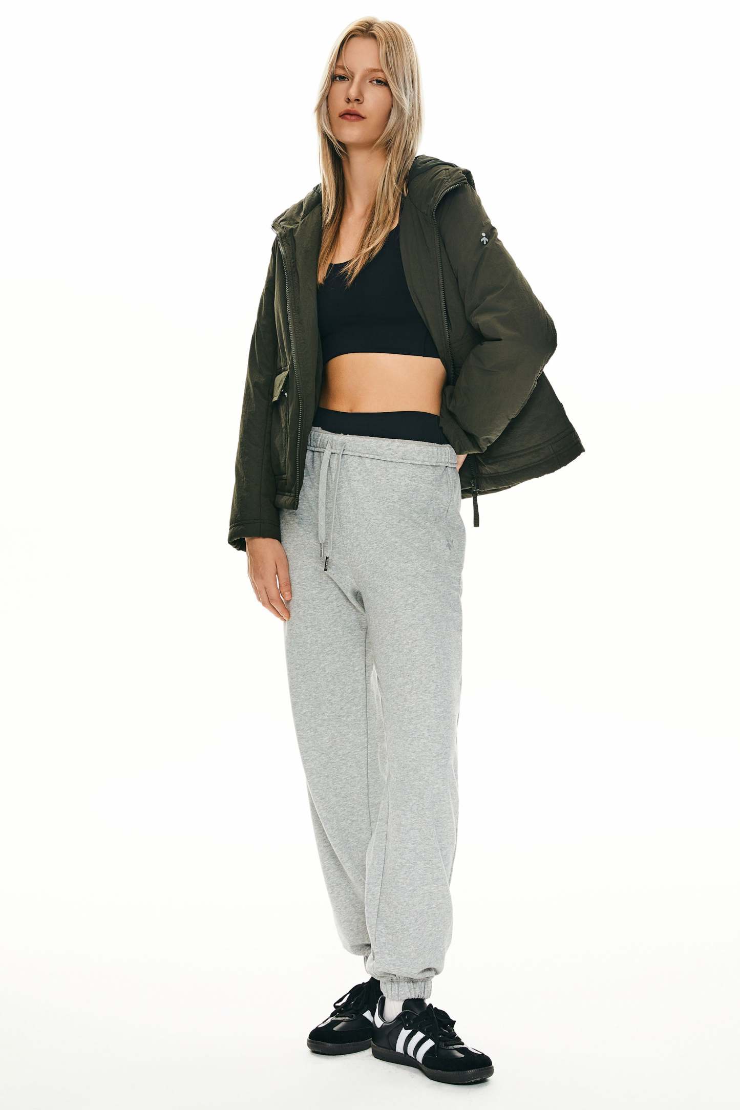 Hooded Lightweight Jacket Zip Up