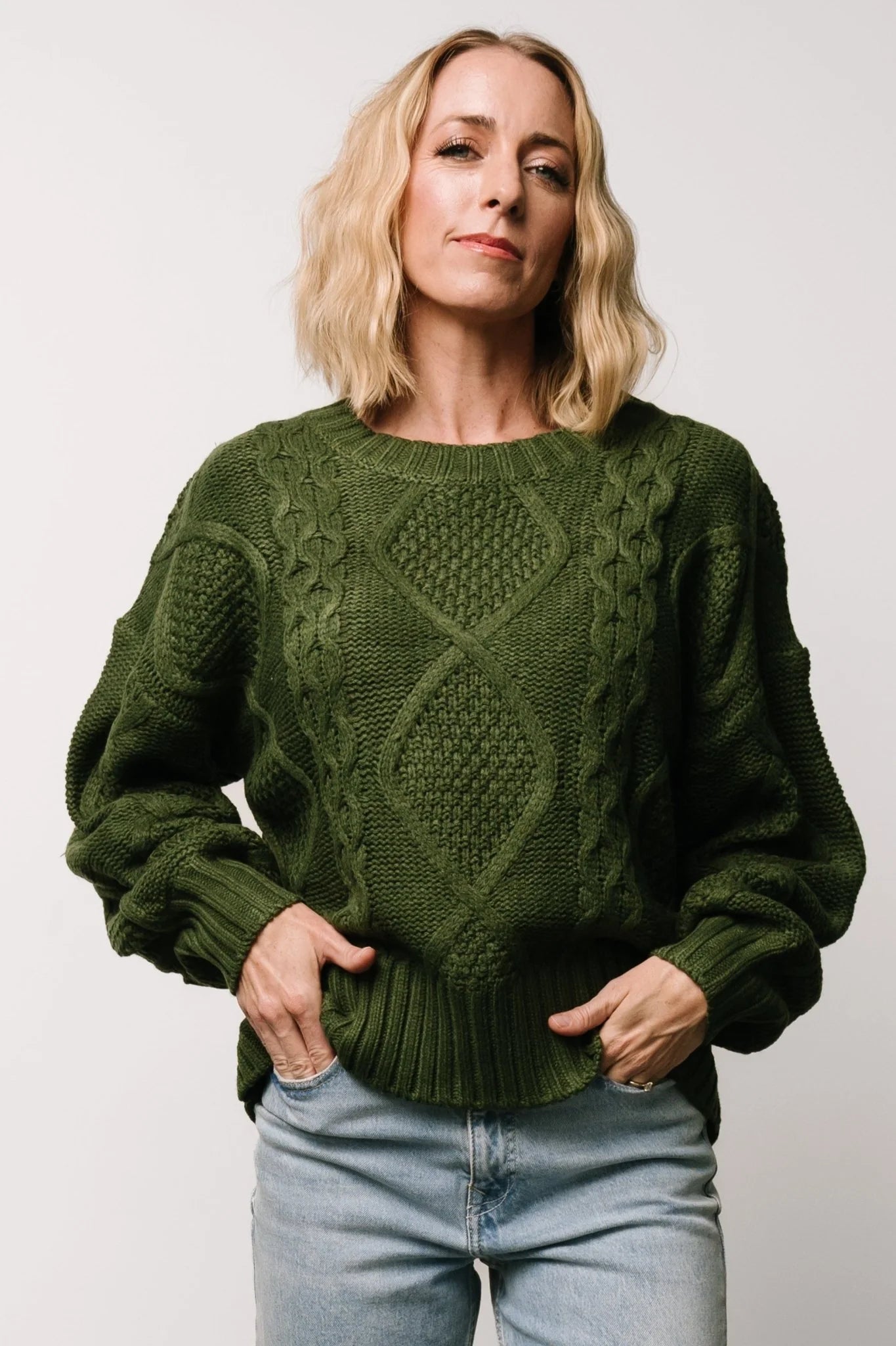 Anthony Knit Sweater | Green