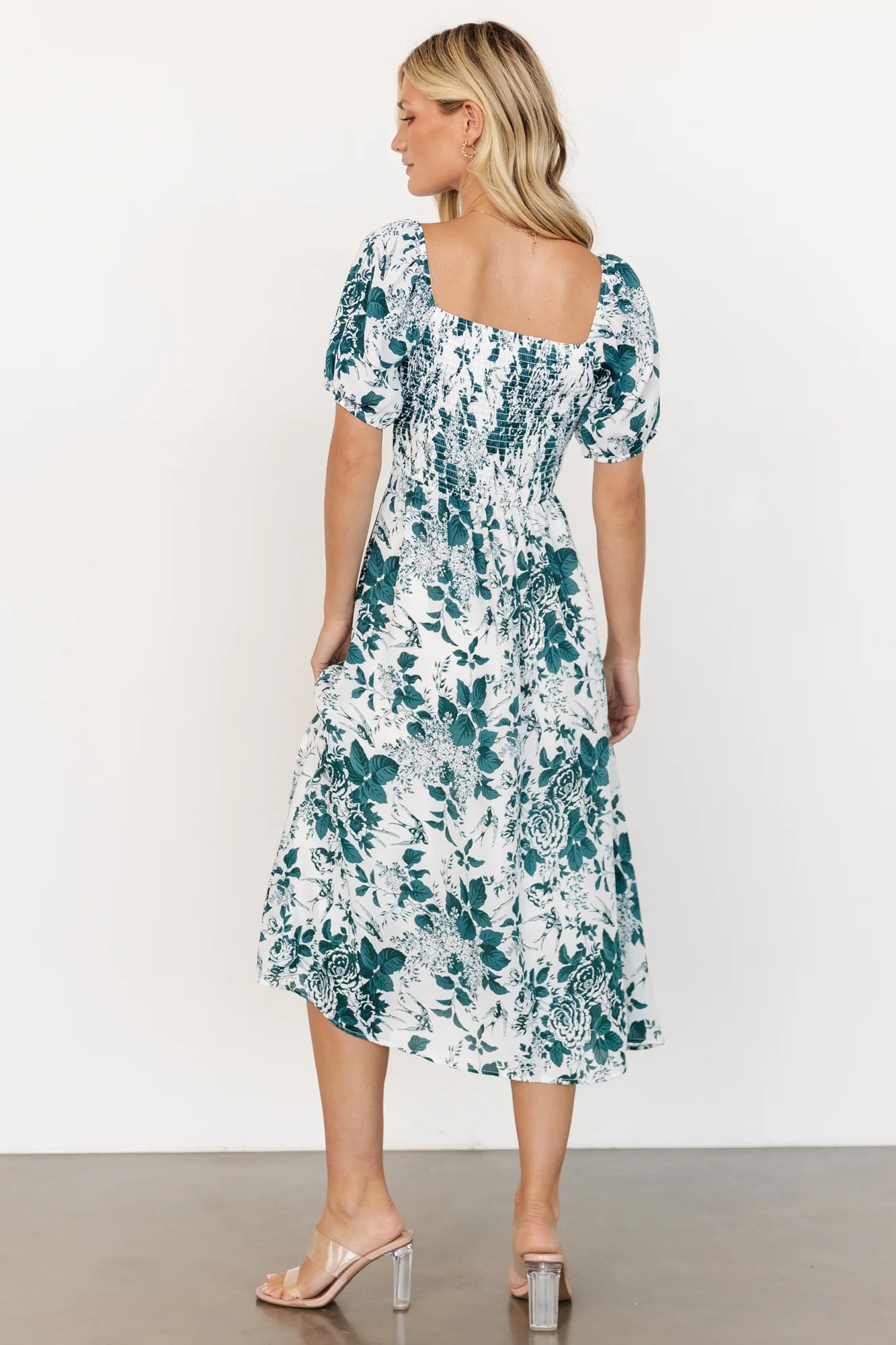 Cadence Midi Dress | Jade Floral