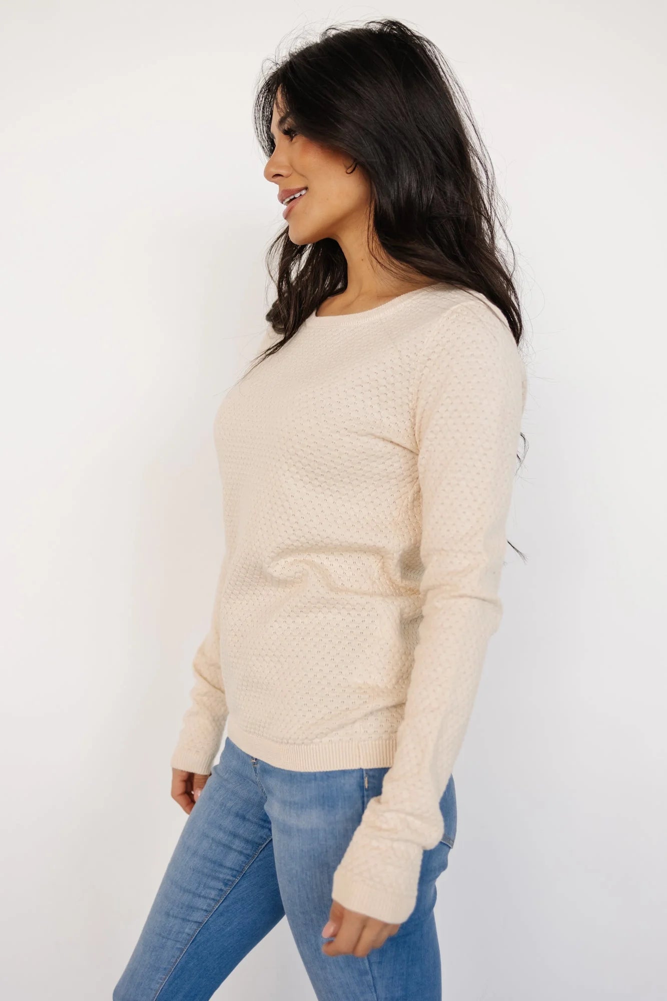 Debbie Knit Top | Cream