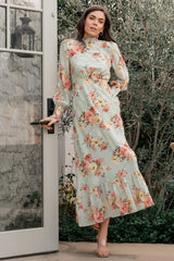 Luciana Maxi Dress | Sage Multi