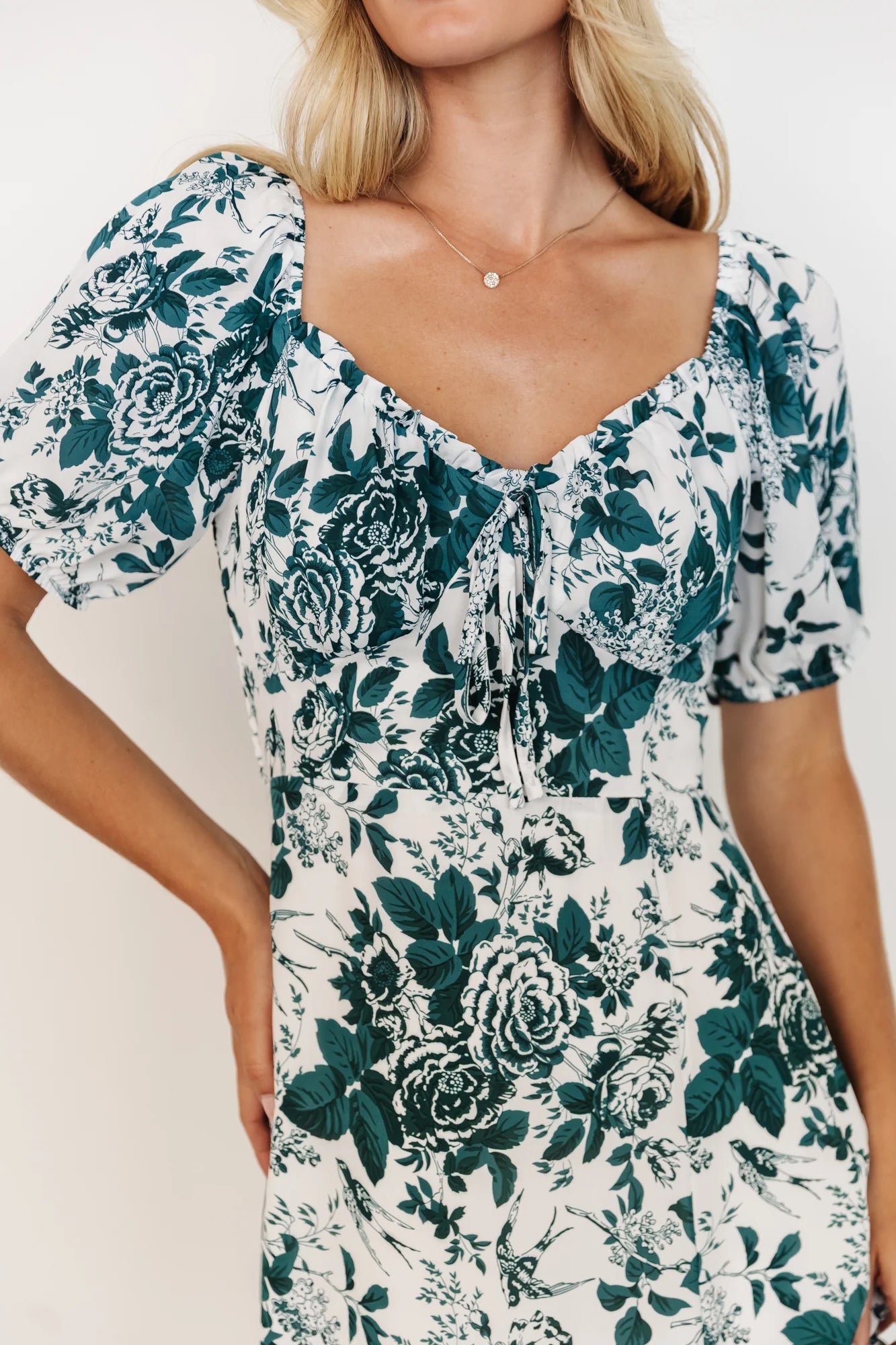 Cadence Midi Dress | Jade Floral