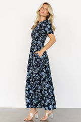 Kristin Maxi Dress | Navy Floral