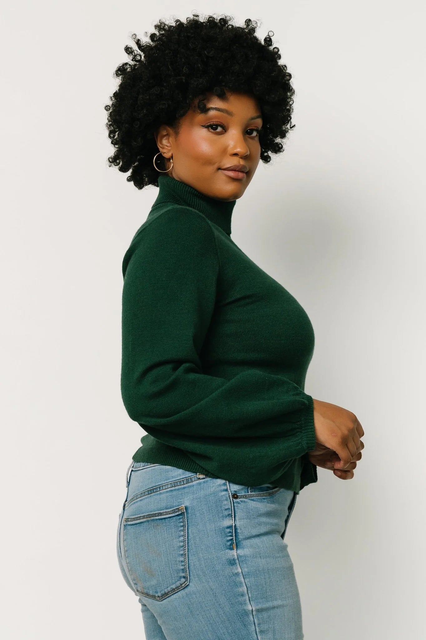 Nielsen Turtleneck Sweater | Emerald