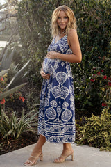 Delia Midi Dress | Blue Print