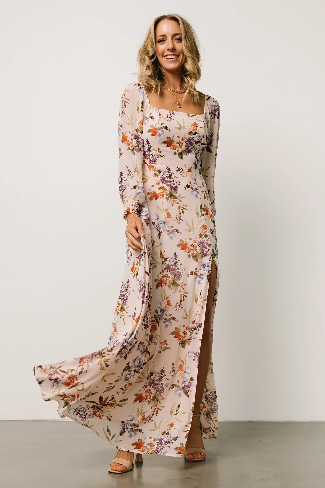 Giselle Maxi Dress | Blush Multi Floral