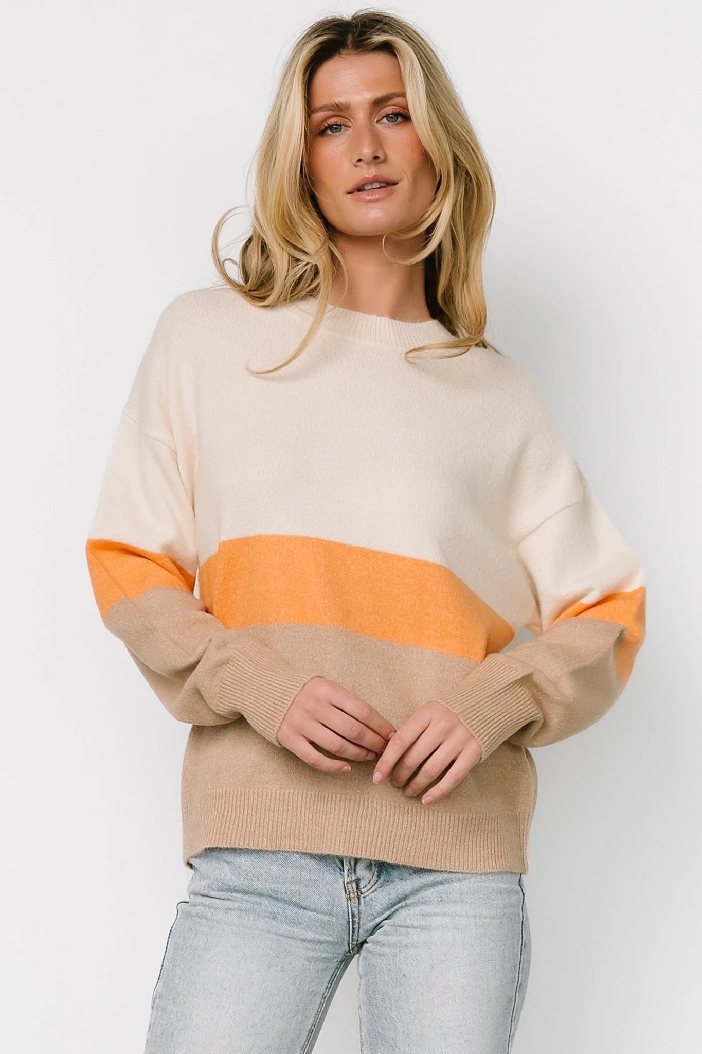 Rooney Sweater | Cream + Oatmeal