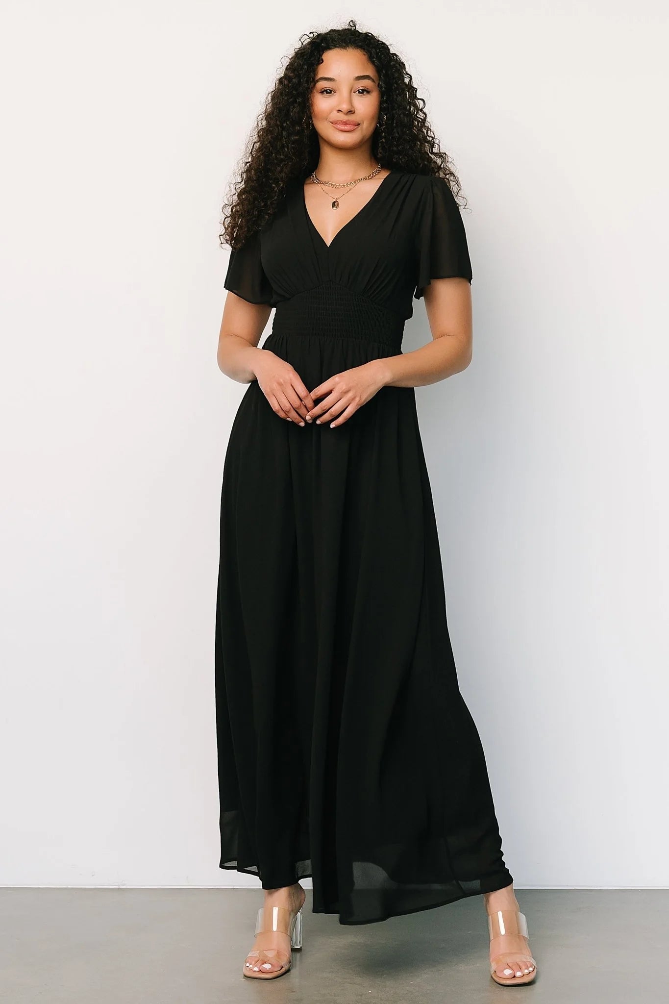 Birdie Maxi Dress | Black