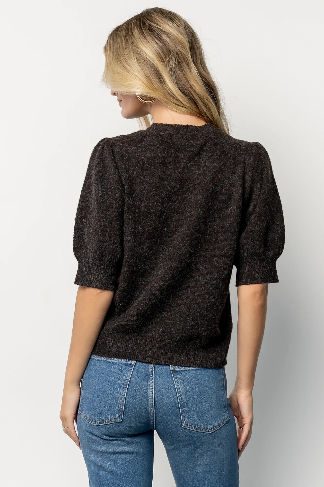 Keira Sweater Top | Dark Brown