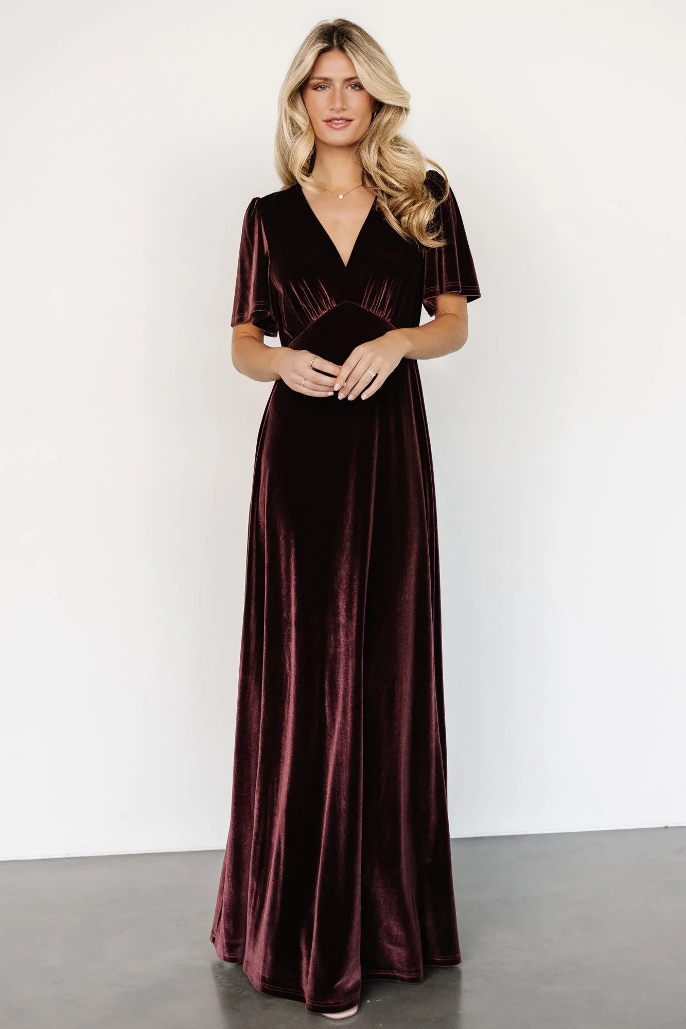 Vivian Velvet Maxi Dress | Clove