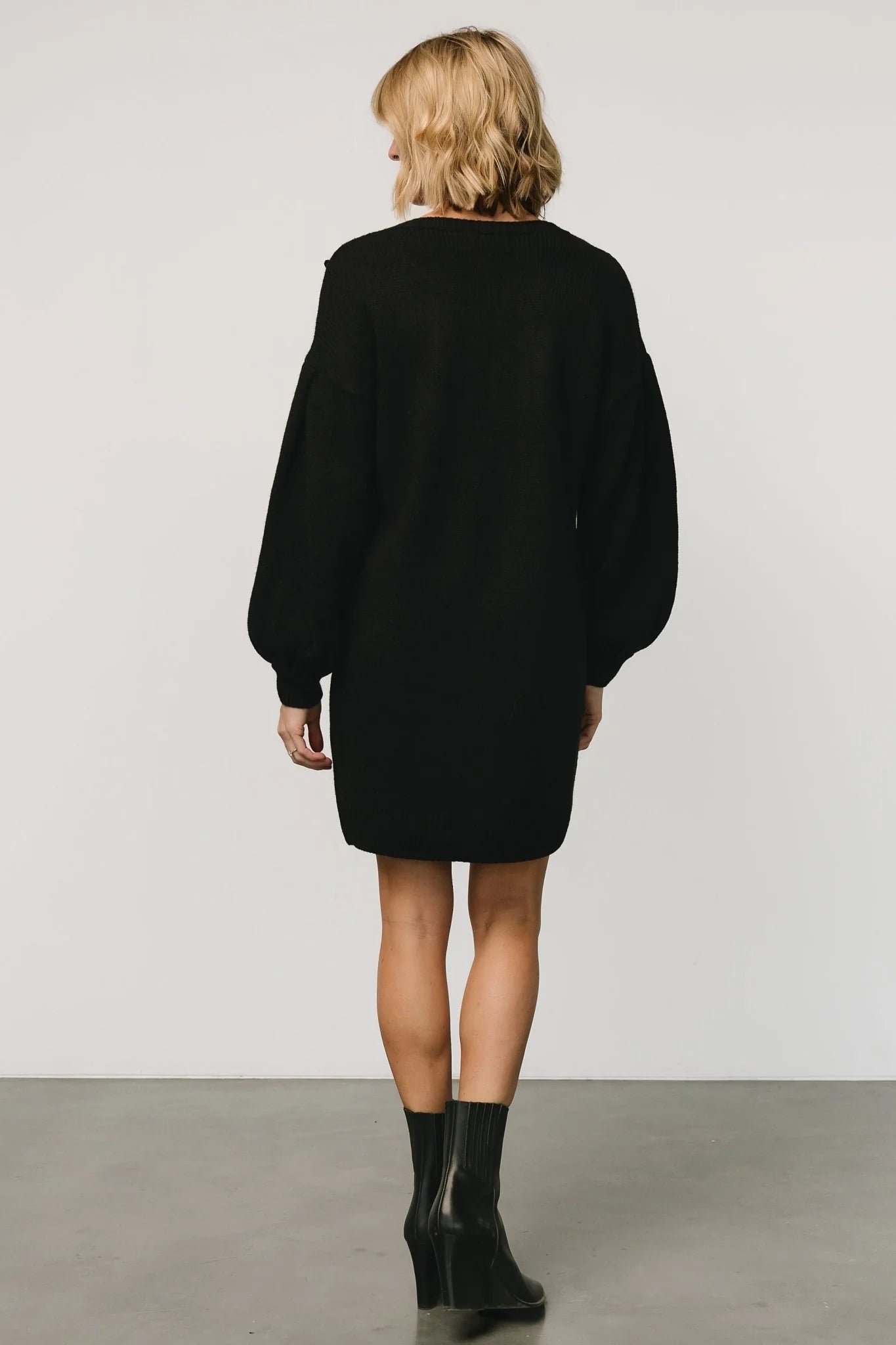 Margaux Sweater Dress | Black