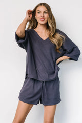 Chicago Lounge Top | Navy