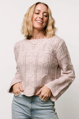 Jeanine Knit Sweater | Lilac