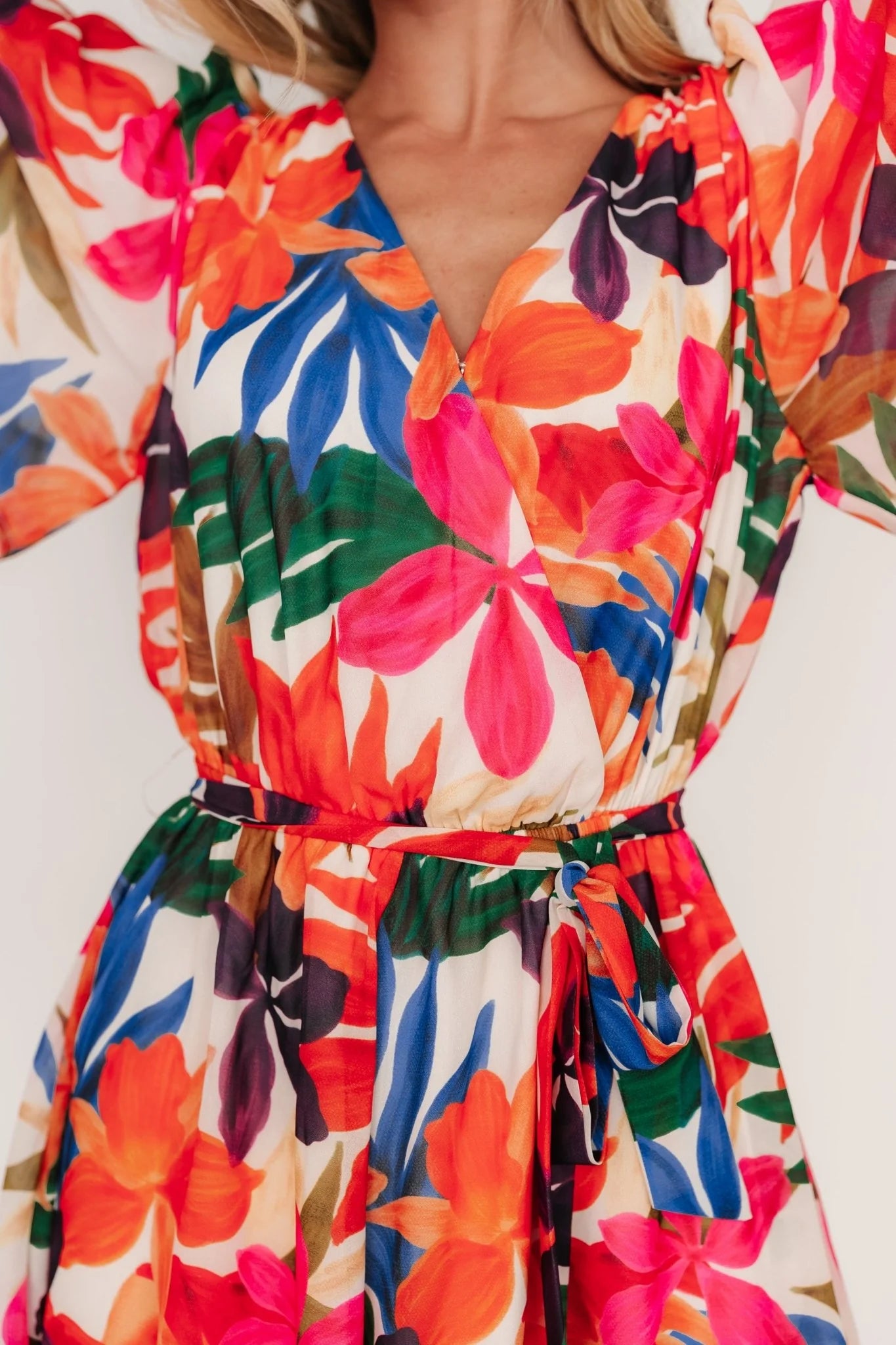 Karissa Romper | Ivory Multi Floral