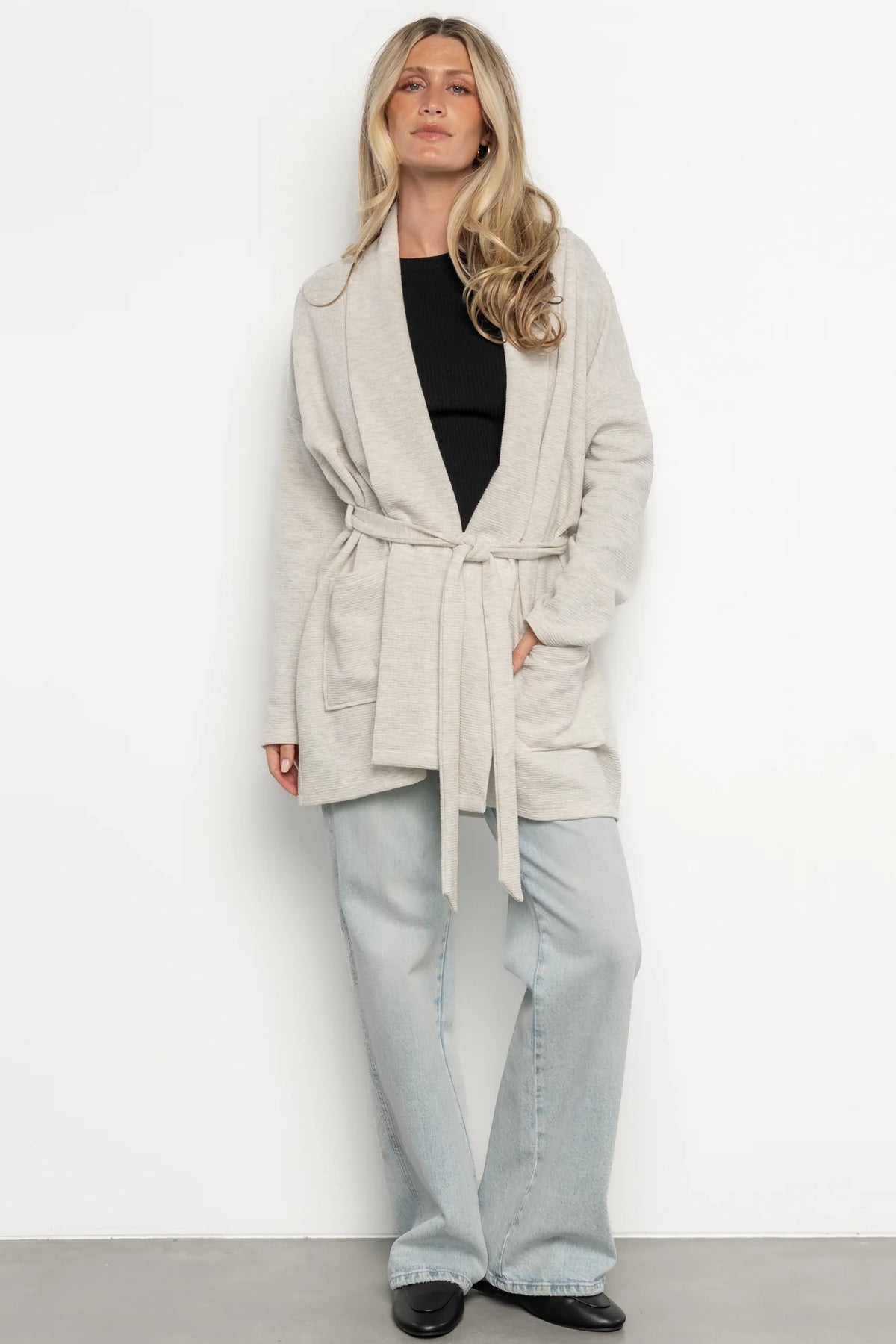 Clairemont Cardigan | Light Gray