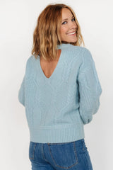 Sheffield Knit Sweater | Light Blue