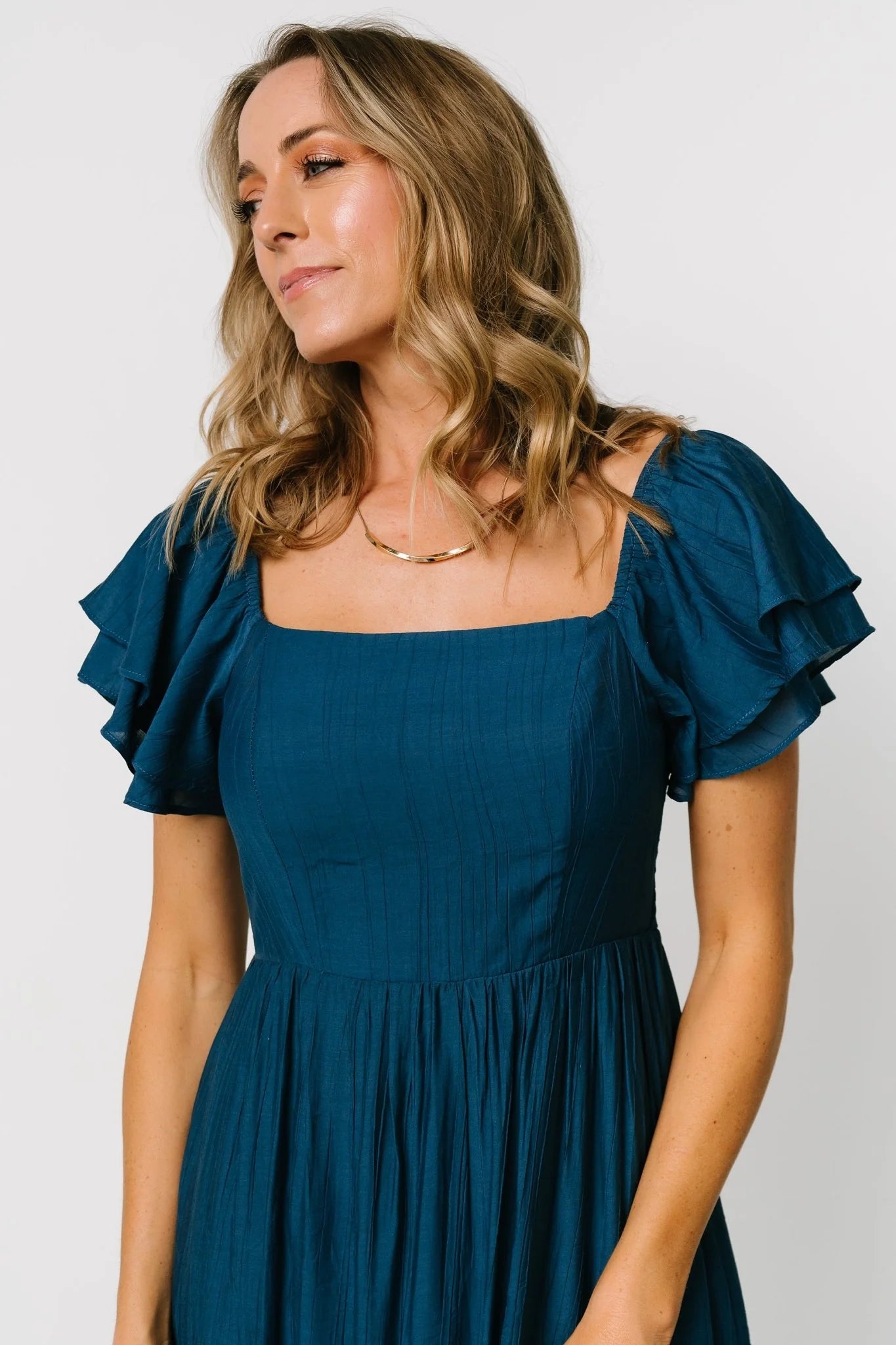 Buttercup Midi Dress | Deep Blue